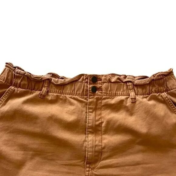 Universal Thread Cotton Blend Rolling Cuffs High Rise Ruffle Waist SZ XL # 1509 - Picture 2 of 11